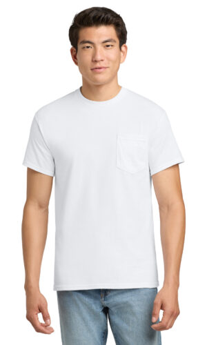 Gildan ®  - Ultra Cotton ®  100% US Cotton T-Shirt with Pocket.  2300