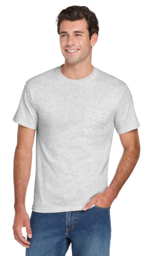 Jerzees ®  -  Dri-Power ®  50/50 Cotton/Poly Pocket T-Shirt.  29MP