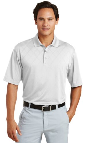 DISCONTINUED  Nike Dri-FIT Cross-Over Texture Polo.  349899