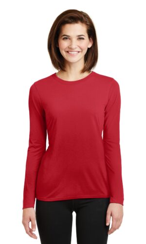 DISCONTINUED  Gildan ®  Ladies Gildan Performance ®  Long Sleeve T-Shirt. 42400L