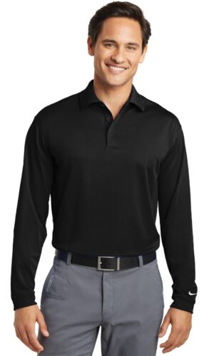 Nike Long Sleeve Dri-FIT Stretch Tech Polo. 466364