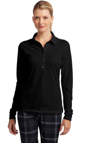 Nike Women's Long Sleeve Dri-FIT Stretch Tech Polo. 545322