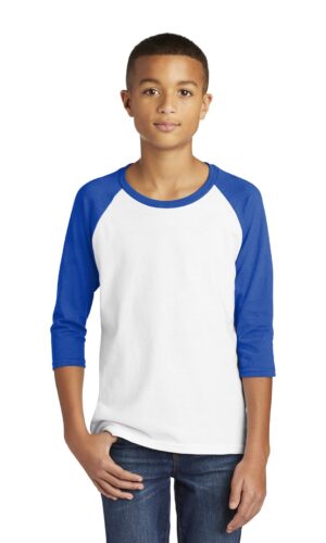 DISCONTINUED  Gildan  ®  Heavy Cotton    Youth 3/4-Sleeve Raglan T-Shirt. 5700B