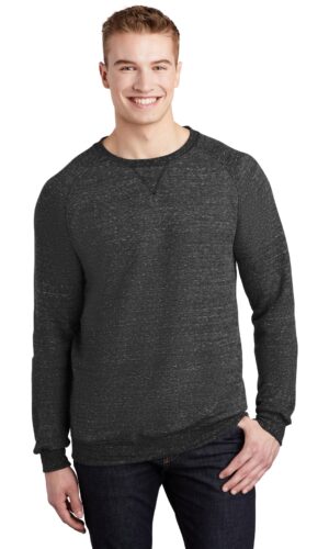 Jerzees  ®  Snow Heather French Terry Raglan Crew 91M