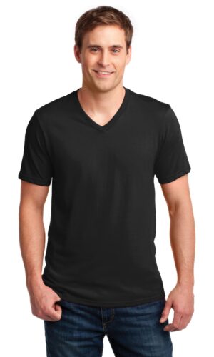 DISCONTINUED  Anvil ®  100% Combed Ring Spun Cotton V-Neck T-Shirt. 982