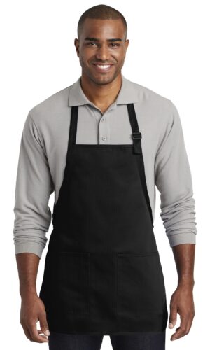 Port Authority  ®  Medium-Length Two-Pocket Bib Apron. A601