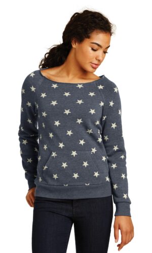 DISCONTINUED  Alternative Women's Maniac Eco   -Fleece Sweatshirt. AA9582