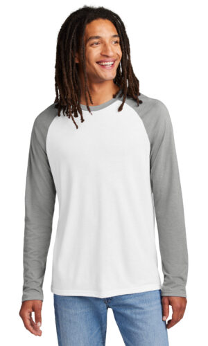 Allmade ®  Unisex Tri-Blend Long Sleeve Colorblock Raglan AL6009