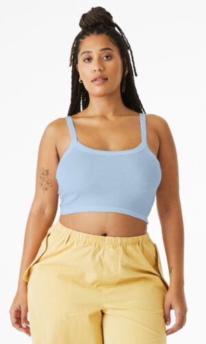 BELLA+CANVAS ®  Women's Micro Rib Spaghetti Strap Tank BC1012