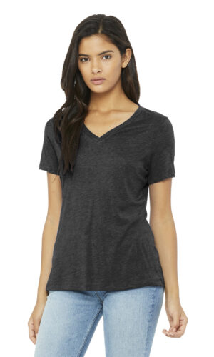 DISCONTINUED  BELLA+CANVAS ®  Women's Relaxed Triblend V-Neck Tee BC6415
