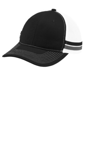 Port Authority  ®  Two-Stripe Snapback Trucker Cap. C113