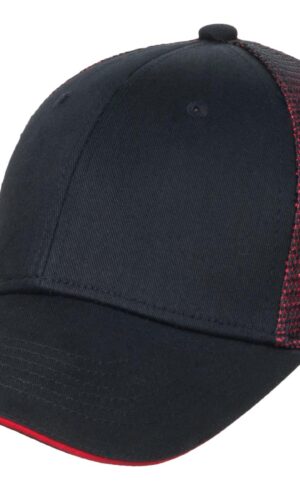 Port Authority ®  Double Mesh Snapback Sandwich Bill Cap. C818