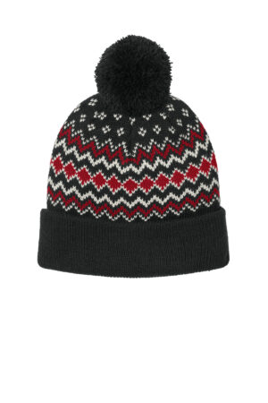 C991_deepblackrichredmarshmallow_hat_front