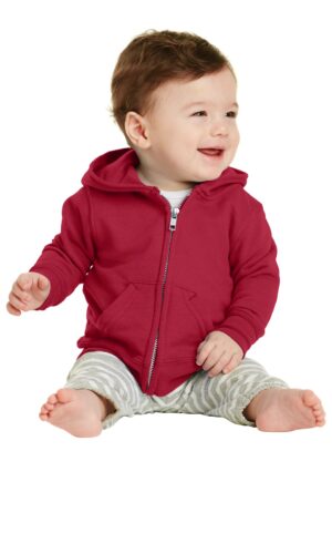 Port & Co   Infant Core Fleece Full-Zip Hooded Sweatshirt. CAR78IZH