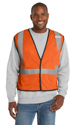 CornerStone  ®  ANSI 107 Class 2 Economy Mesh One-Pocket Vest. CSV100