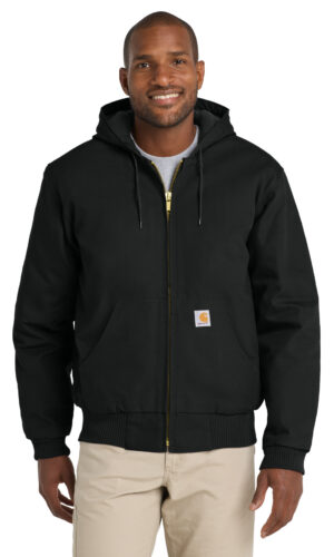 Carhartt  ®  Quilted-Flanne-Lined Duck Active Jac. CT106677