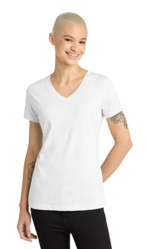 District ®  - Women's Perfect Weight ®  V-Neck Tee. DM1170L