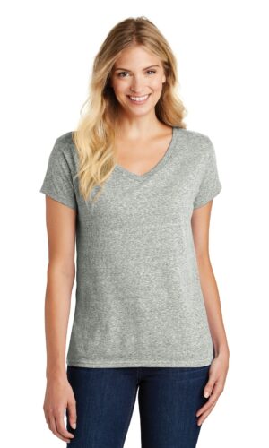 DISCONTINUED  District  ®  Women's Astro V-Neck Tee. DM465A