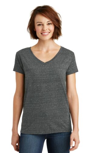 DISCONTINUED  District  ®  Women's Cosmic V-Neck Tee. DM465