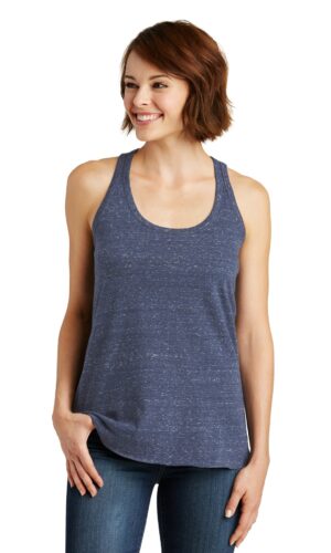 DISCONTINUED  District  ®  Women's Cosmic Twist Back Tank. DM466