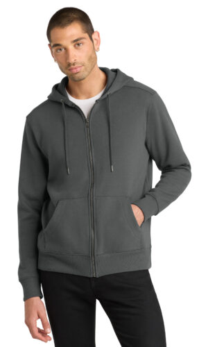 District  ®  Perfect Weight  ®  Fleece Full-Zip Hoodie DT1103