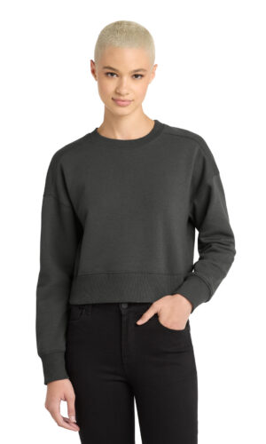District  ®  Women's Perfect Weight  ®  Fleece Cropped Crew DT1105