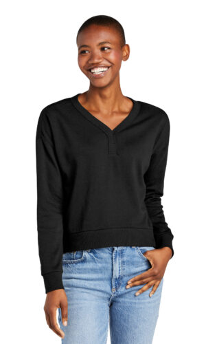 District ®  Women's Perfect Tri ®  Fleece V-Neck Sweatshirt DT1312