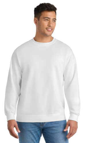 Port & Co   Essential Fleece Crewneck Sweatshirt.  PC90