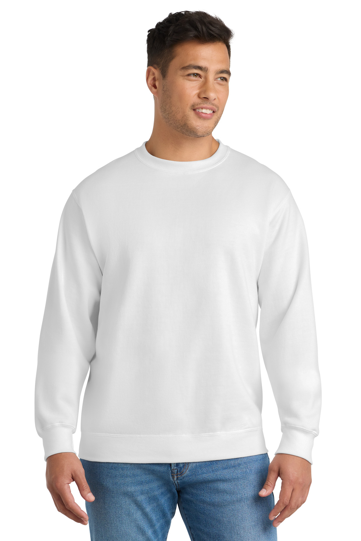 Port & Co   Essential Fleece Crewneck Sweatshirt.  PC90