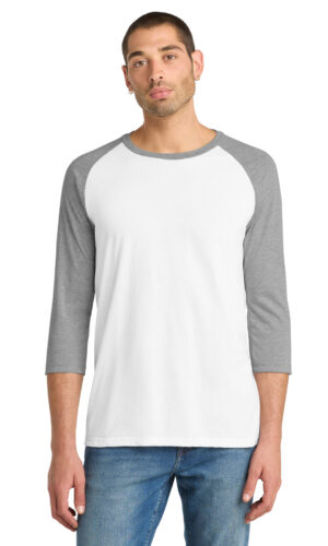 DISCONTINUED  District ®  Very Important Tee ®  3/4-Sleeve Raglan. DT6210