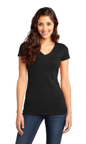 DISCONTINUED  District ®  - Juniors Very Important Tee ®  V-Neck. DT6501