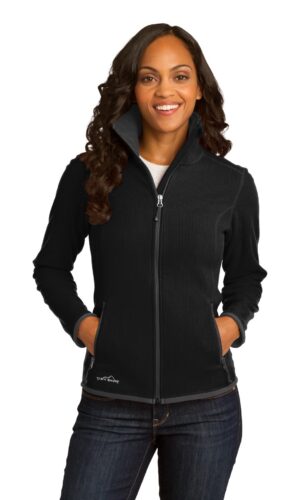 DISCONTINUED  Eddie Bauer ®  Ladies Full-Zip Vertical Fleece Jacket. EB223