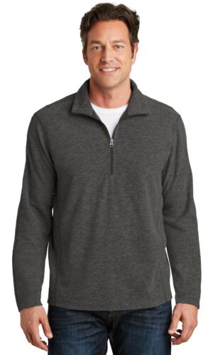 DISCONTINUED  Port Authority ®  Heather Microfleece 1/2-Zip Pullover. F234