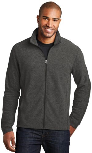 Port Authority ®  Heather Microfleece Full-Zip Jacket. F235