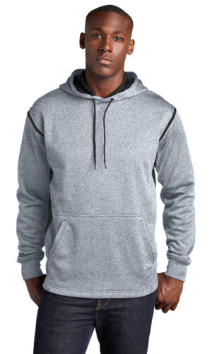 Sport-Tek ®  Tech Fleece Colorblock Hooded Sweatshirt. F246