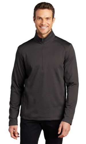 DISCONTINUED  Port Authority  ®  Diamond Heather Fleece 1/4-Zip Pullover F248