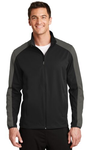 DISCONTINUED  Port Authority ®  Active Colorblock Soft Shell Jacket. J718
