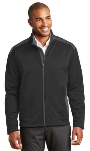 DISCONTINUED  Port Authority ®  Two-Tone Soft Shell Jacket.  J794