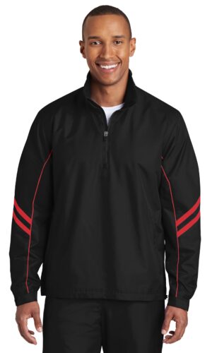 DISCONTINUED  Sport-Tek ®  Shield Ripstop 1/2-Zip Pullover.  JST84