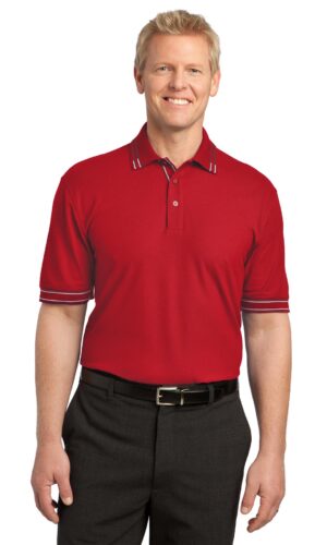 DISCONTINUED  Port Authority ®  Silk Touch Tipped Polo. K502