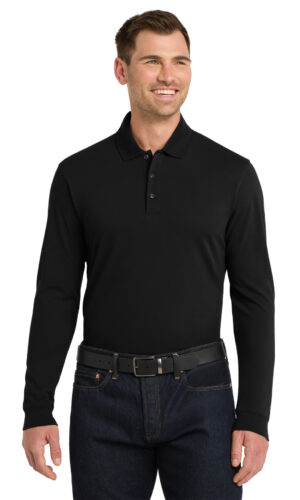 Port Authority ®  EZCotton ®  Long Sleeve Polo. K8000LS