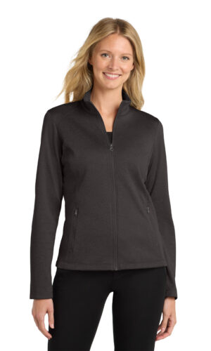 DISCONTINUED  Port Authority  ®  Women's Diamond Heather Fleece Full-Zip Jacket L249