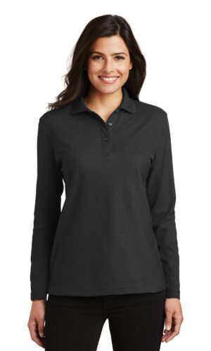 Port Authority ®  Women's Silk Touch Long Sleeve Polo.  L500LS