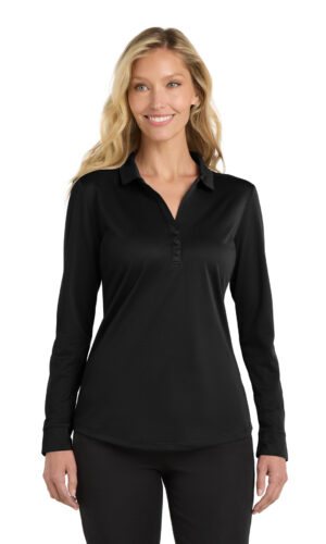 Port Authority  ®  Women's Silk Touch     Performance Long Sleeve Polo. L540LS