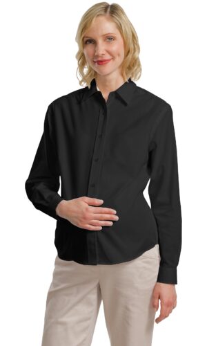 DISCONTINUED  Port Authority ®  Maternity Long Sleeve Easy Care Shirt.  L608M