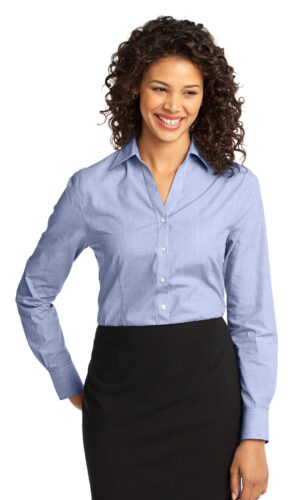 Port Authority ®  Women's Crosshatch Easy Care Shirt. L640