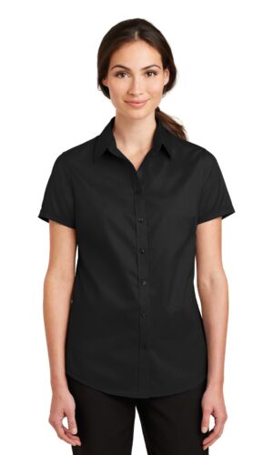 Port Authority ®  Women's Short Sleeve SuperPro   Twill Shirt. L664