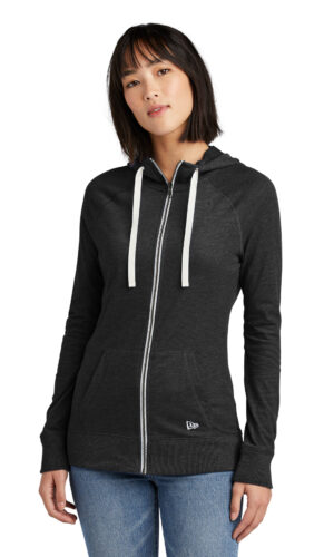 New Era ®  Women's Sueded Cotton Blend Full-Zip Hoodie. LNEA122