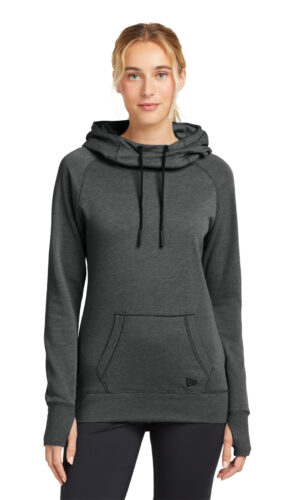 New Era  ®  Women's Tri-Blend Fleece Pullover Hoodie. LNEA510