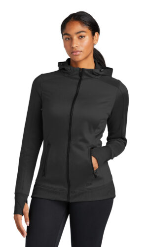 DISCONTINUED  New Era  ®  Women's Venue Fleece Full-Zip Hoodie. LNEA522